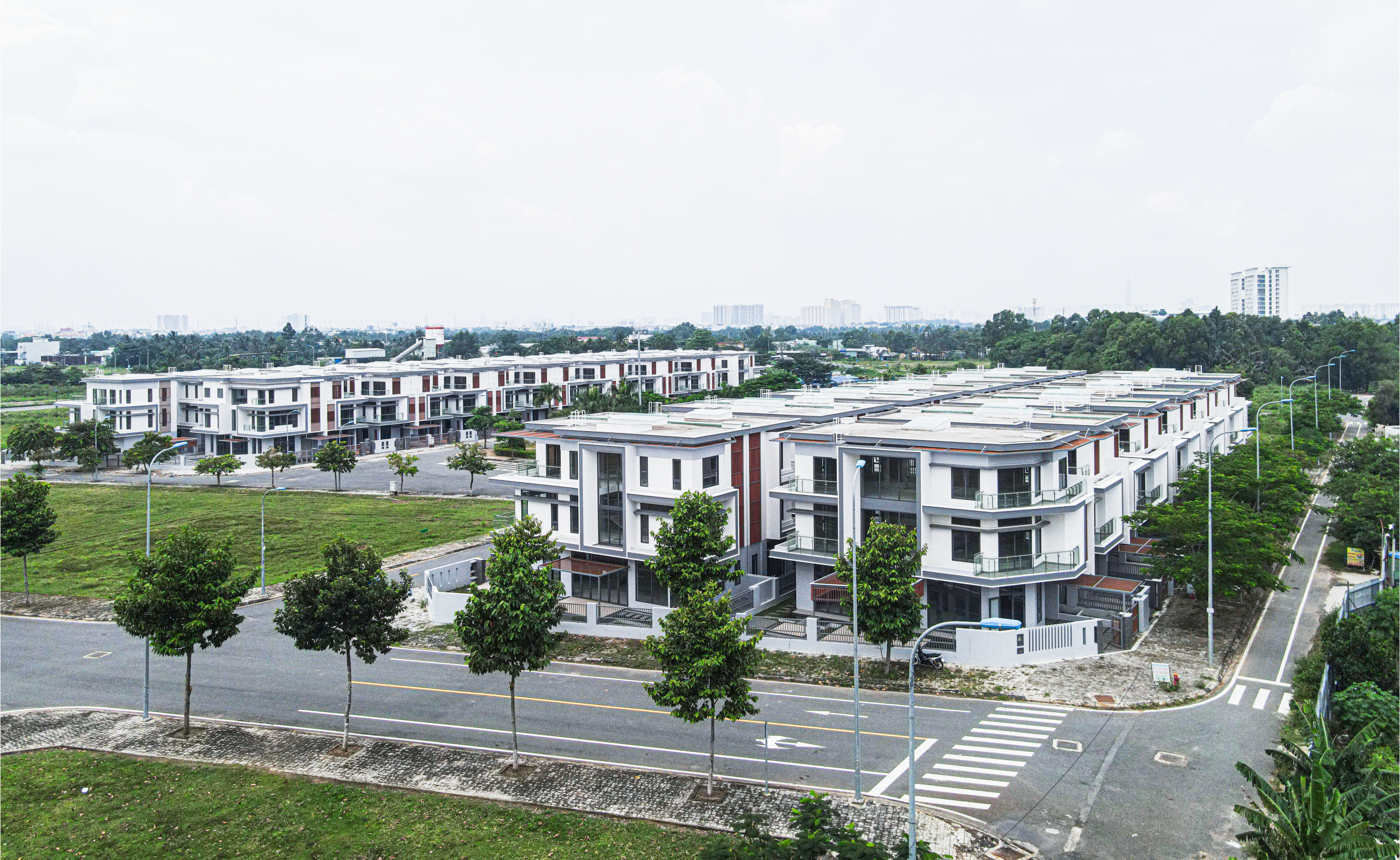 Khu nhà vườn liền kề